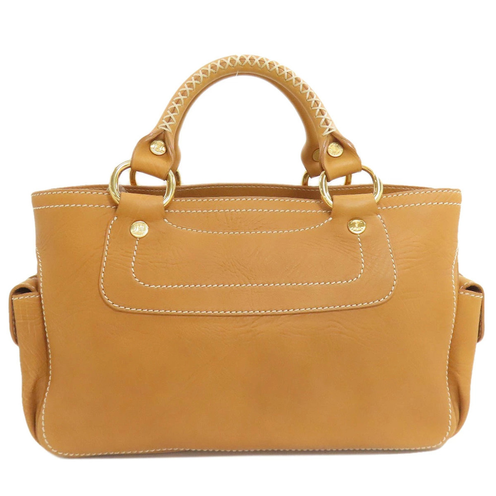 Celine Leather Bag Handbag Boogie Black